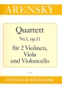 Streichquartett Nr.1 op.11  Stimmen