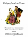 Pantalon und Colombine  Musik zu einer Pantomime K.V.446 Klavierauszug