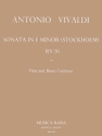 Sonata in e minor RV50 for flute and basso continuo