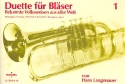 Duette für Bläser Band 1 für Trompete (Posaune, Tenorhorn, Klarinette, Saxophon)