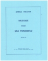 MUSIQUE POUR SAN FRANCISCO POUR ORCHESTRE, STUDIENPARTITUR OP.436