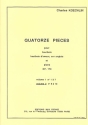 14 pices vol.2 (nos.8-14) pour hautbois, hautbois d'amour, cor anglais et piano