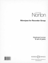 Microjazz for Recorder Group fr 3 Blockflten (SSA), Klavier und Gitarre Partitur und Stimmen