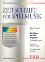 2 Fugen aus dem Magnificat fr 4 Blockflten (SATB) Spielpartitur