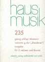 Concerto G-Dur fr 2 Violinen und Klavier (Dresdener Ausgabe)