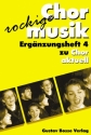 Rockige Chormusik a cappella Ergnzungsheft 4 zu'Chor aktuell' fr gem Chor