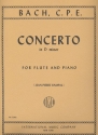 Concerto d minor for flute and orchestra for flute and piano