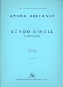Rondo c-Moll von 1862 fr Streichquartett Stimmen