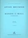 Rondo c-Moll von 1862 fr Streichquartett Stimmen