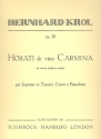 Horati de vino carmina op.30 Per soprano (o tenore), corno e pianoforte