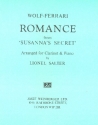 Romance from Susanna's Secret for clarinet and piano
