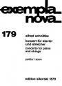 Konzert fr Klavier und Streicher Partitur