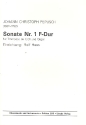 Sonate F-Dur Nr.1 fr Trompete (in C/B) und Orgel