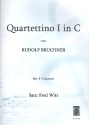Quartettino 1 in C fr 4 Gitarren