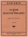 Album of selected preludes for piano
