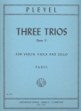 3 Trios op.11 for violin, viola and cello parts