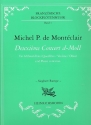 Konzert d-Moll Nr.2  fr Altblockflte (Flte / Violine / Oboe) und Bc
