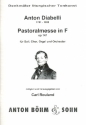 Pastoralmesse F-Dur op.147 fr Chor, Orchester und Orgel Orgelauszug (=Direktion)