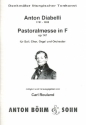 Pastoralmesse F-Dur op.147 fr Chor, Orchester und Orgel Orgelauszug (=Direktion)