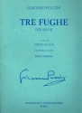 3 fughe per archi (Streichquartett) partitura e parti