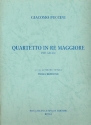 Quartetto re maggiore per archi partitura e parti