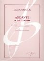 Andante et Allegro pour clarinette et piano