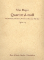 Quartett d-Moll op.113 fr Klavier und Streichtrio