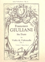 6 Duets op.3 vol.3 (nos.5-6) for violin and violoncello score and parts