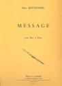 Message pour flte et piano