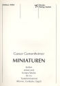 Miniaturen fr ein Tasteninstrument (Klavier, Cembalo, Orgel)