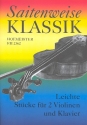 Leichte Stcke fr 2 Violinen und Klavier (Violoncello ad lib)