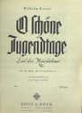 Oh schne Jugendtage - Lied der Magdalena fr tiefe Singstimme und Klavier (dt/en/schwed)