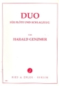 DUO FUER FLOETE UND SCHLAGZEUG SPIELPARTITUR