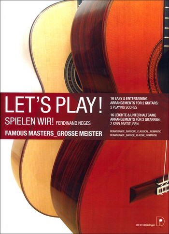 Let's play 16 leichte und unterhaltsame Arrangements fr 2 Gitarren