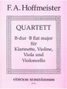 Quartett B-Dur fr Klarinette, Violine, Viola und Violoncello