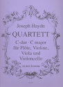 Quartett C-Dur fr Flte und Streichtrio Stimmen