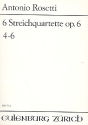 6 Streichquartette op.6 (Nr.4-6)  Studienpartitur