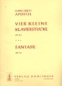 4 kleine Klavierstcke op.31a  und Fantasie op.31b fr Klavier