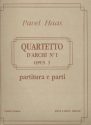 Streichquartett cis-Moll Nr.1 op.3 Partitur und Stimmen (1920)