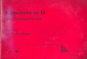 Concertino D-Dur nach Antonio Vivaldi fr Orgel