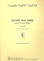 Danse macabre op.40 fr Violine und Klavier