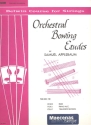 Orchestral Bowing Etudes score for violin/viola/cello/bass and piano teacher's manual
