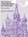 2 russische Violoncello-Stücke für 4 Violoncelli Stimmen