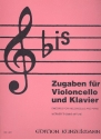 Bis Zugaben fr Violoncello und Klavier