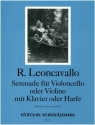 Serenade fr Violoncello oder Violino mit Klavier oder Harfe