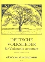 Deutsche Volkslieder fr Violoncello concertant