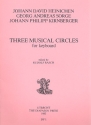 3 musical Circles for keyboard