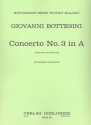 Concerto no.3 in a fr Kontrabass und Klavier