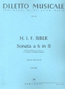 Sonata a 6 B-Dur fr Violine solo, 2 Violinen, 2 Violen, Kontraba und Bc Stimmen