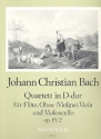 Quartett D-Dur op.19,2 fr Flte, Oboe (Violine), Viola und Violoncello